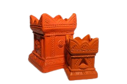 Handmade Terracotta Tulsi Pot | TulsiMadam with Drainage Hole a...