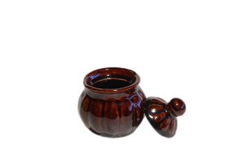Ceramic Jadi with Lid | Multipurpose storage Jar for Kitchen | set of 2 Piece