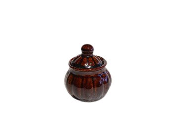 Ceramic Jadi with Lid | Multipurpose storage Jar for Kitchen | set of 2 Piece