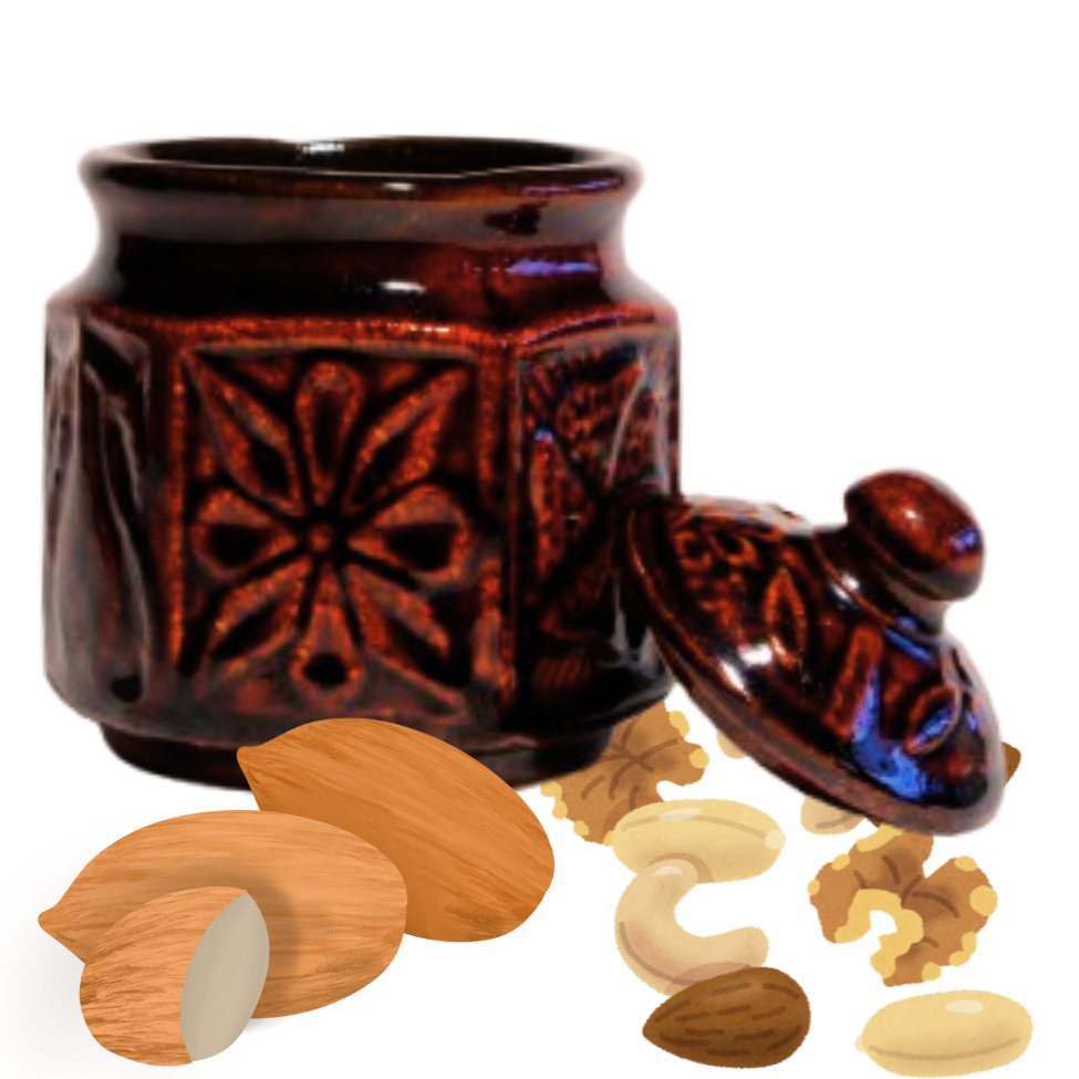 Salt Container for Kitchen Ceramic Salt Jadi Jars Kitchen Ceramic Jar Ceramic Pot (500ml)