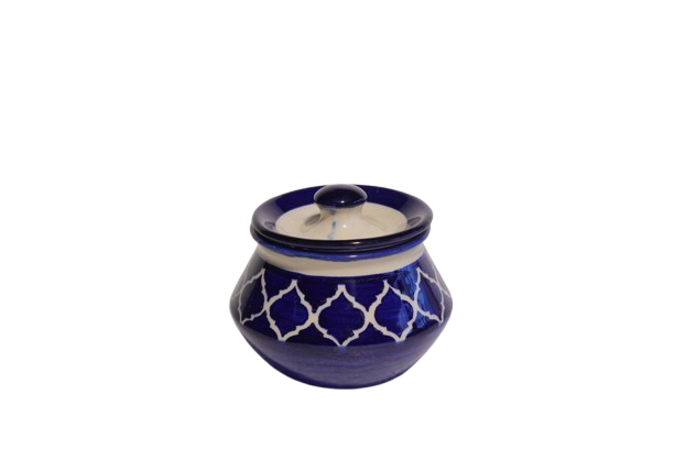 Handmade Ceramic Fancy jar for Kitchen Condiment ( 150 ml )