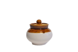 Round Shape ceramic PICKLE Jar salt JAR | 250 ml SET OF 2...