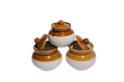 ceramic PICKLE Jar salt JAR | 250 ml SET OF 3...