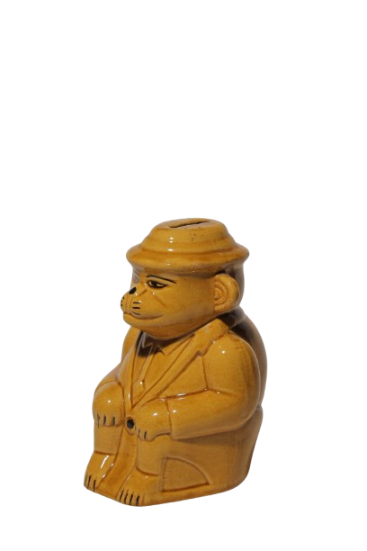 Single Colour Monkey Shape Ceramic Coin Bank for Kinds & Home Decoration | 1 Pcs Coin Bank