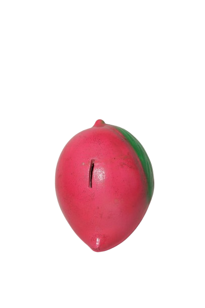  Ceramic Coin Bank for Kinds & Home Decoration | Mango Shape 1 Pcs Coin Bank