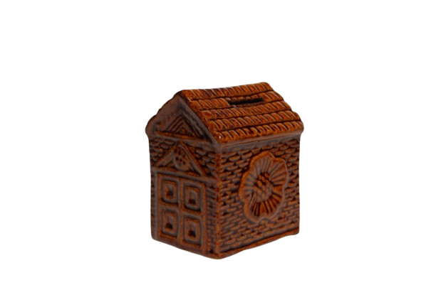 Ceramic Coin Bank for Kinds & Home Decoration | House Model 1 Pcs Coin Bank