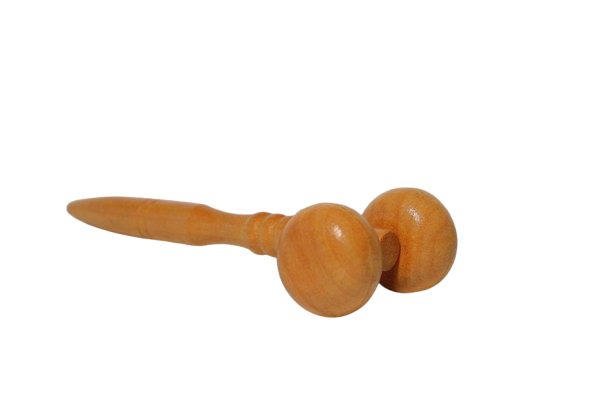 VAH Wooden Massager Manual Roller Massager Wheel Beauty Stick Massage Roller 1pc