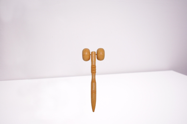 VAH Wooden Massager Manual Roller Massager Wheel Beauty Stick Massage Roller 1pc