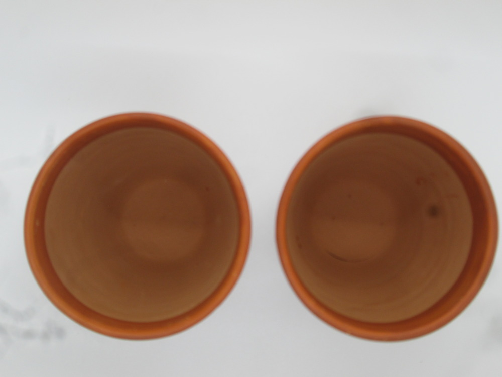 Natural Clay Cups|Handcrafted Lassi cups | Eco-Friendly Tea Kullad | Perfect for Coffee,Tea & More | Handmade Clay Cups (2 Pcs Set, 400 ml)
