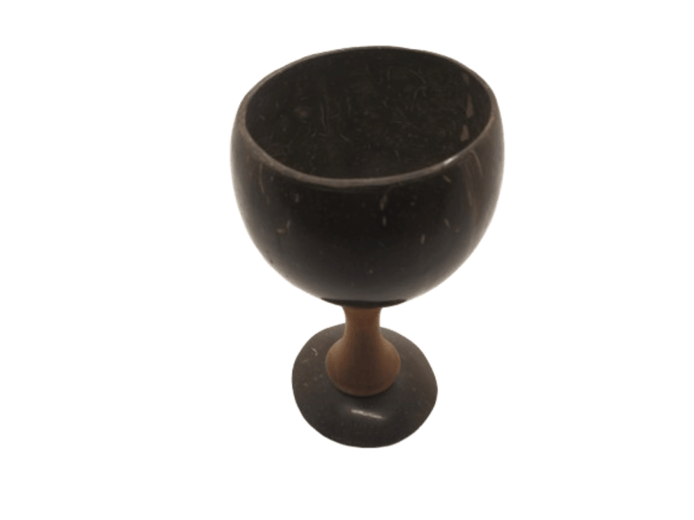 GIVIEO Naturals Coconut Shell Liquor Glass | Wine Cup