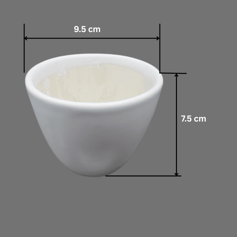 White Color Ceramic Plant Pot | Round  Pot | Indoor Plant Pot 