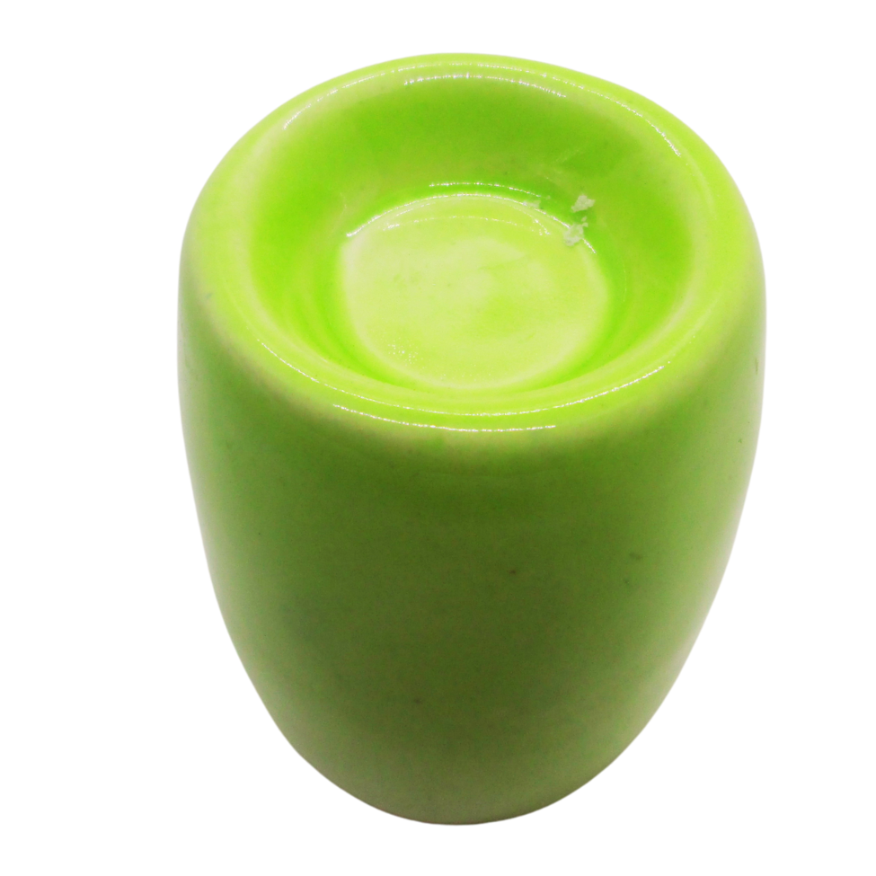 Vins Ceramic Candle Holder Green  Color 