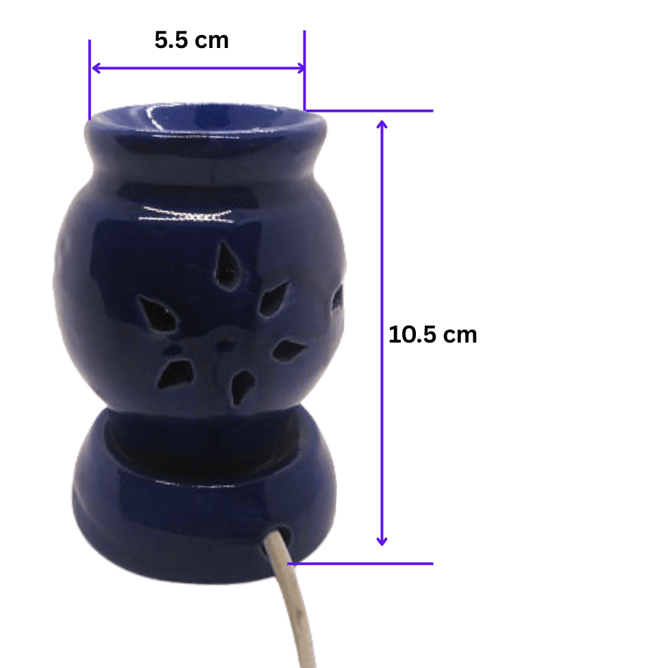 Handcrafted Ceramic Electric Lamp Shaped Aroma Diffuser | Aroma Oil Burner for Aromatherapy|