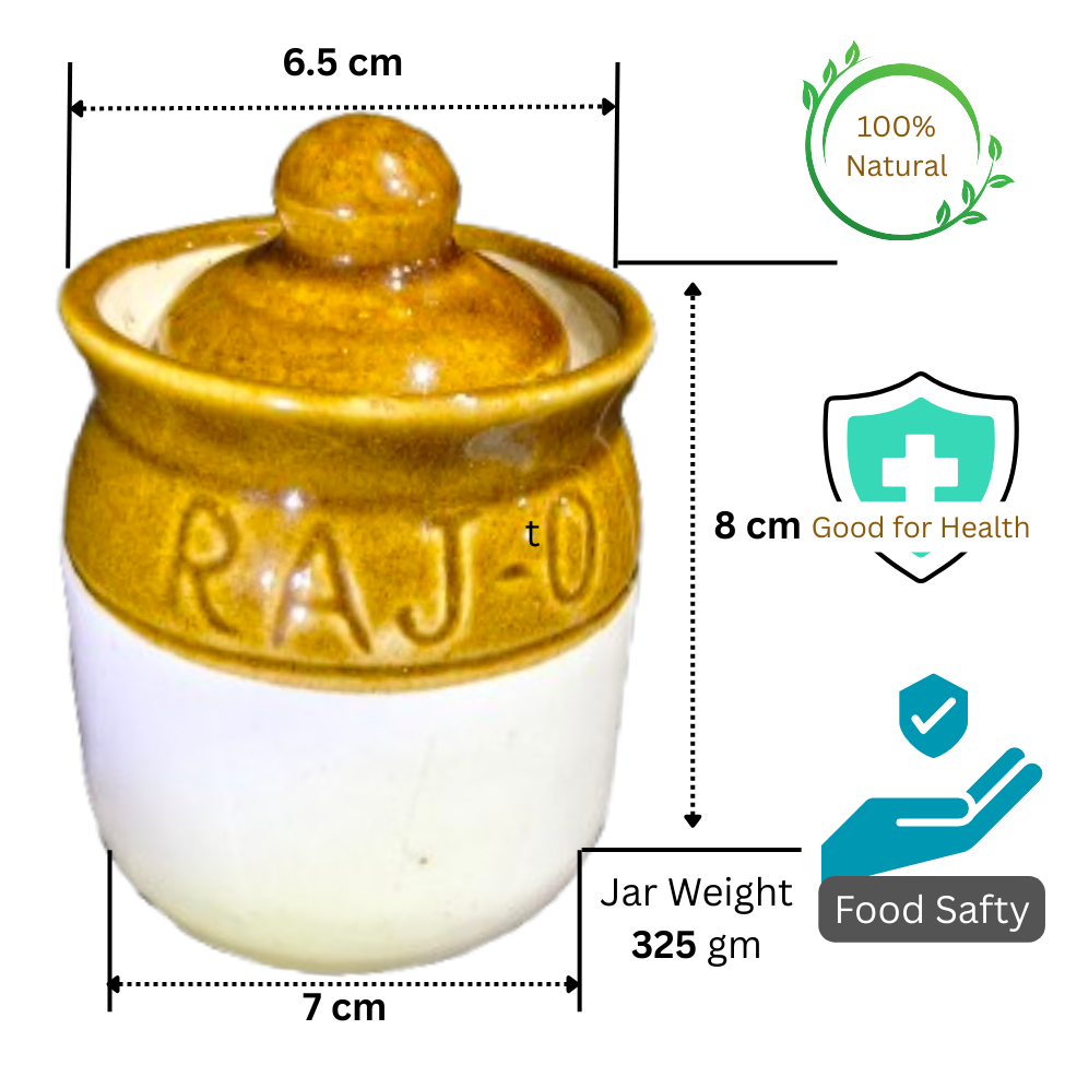 Ceramic Pickle Jars for Dining Table Container with Lid Ceramic Jar for Kitchen Storage Pickle Jar for Barni