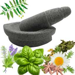 MANN VAASAM Kalvam Mortar and Pestle Set, Stoneware Grinder, Ginger Garlic Spice Crusher, Silbatta Kharal Okhli for Chutney | Boat Shape Kitchen Tool