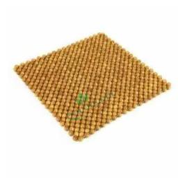 Eva Organic Wooden Beads Car Seat Wooden Cushion Cover Pad in Acupressure Sitting for All Universal The Cars/SUVs/Office Chair/Truck 