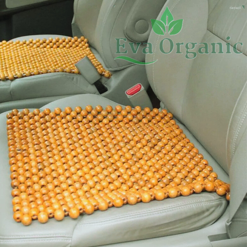  Wooden Beads Car Seat Wooden Cushion Cover Pad in Acupressure Sitting for All Universal The Cars/SUVs/Office Chair/Truck 